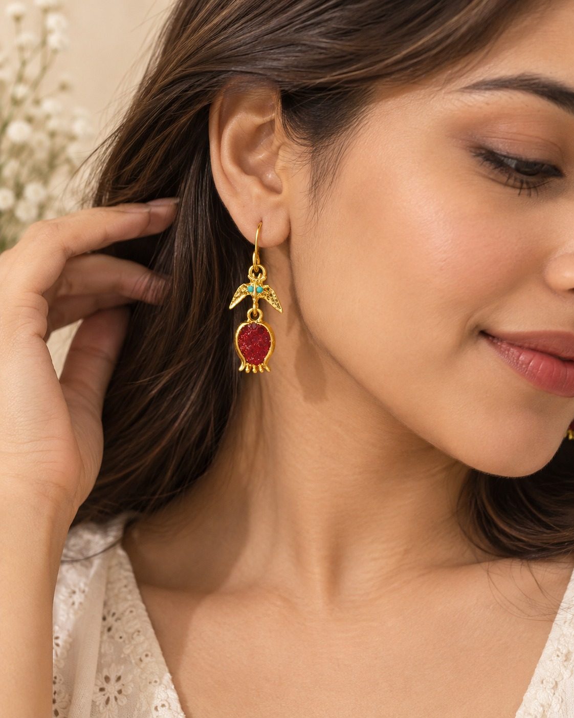 Tutti Frutti Mini Dainty Earrings