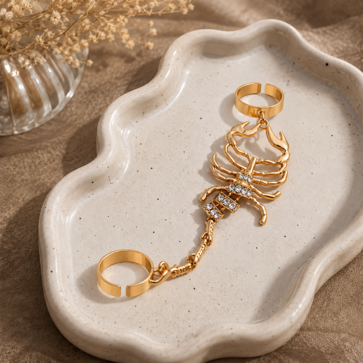 Baddie Energy Statement Scorpion Ring