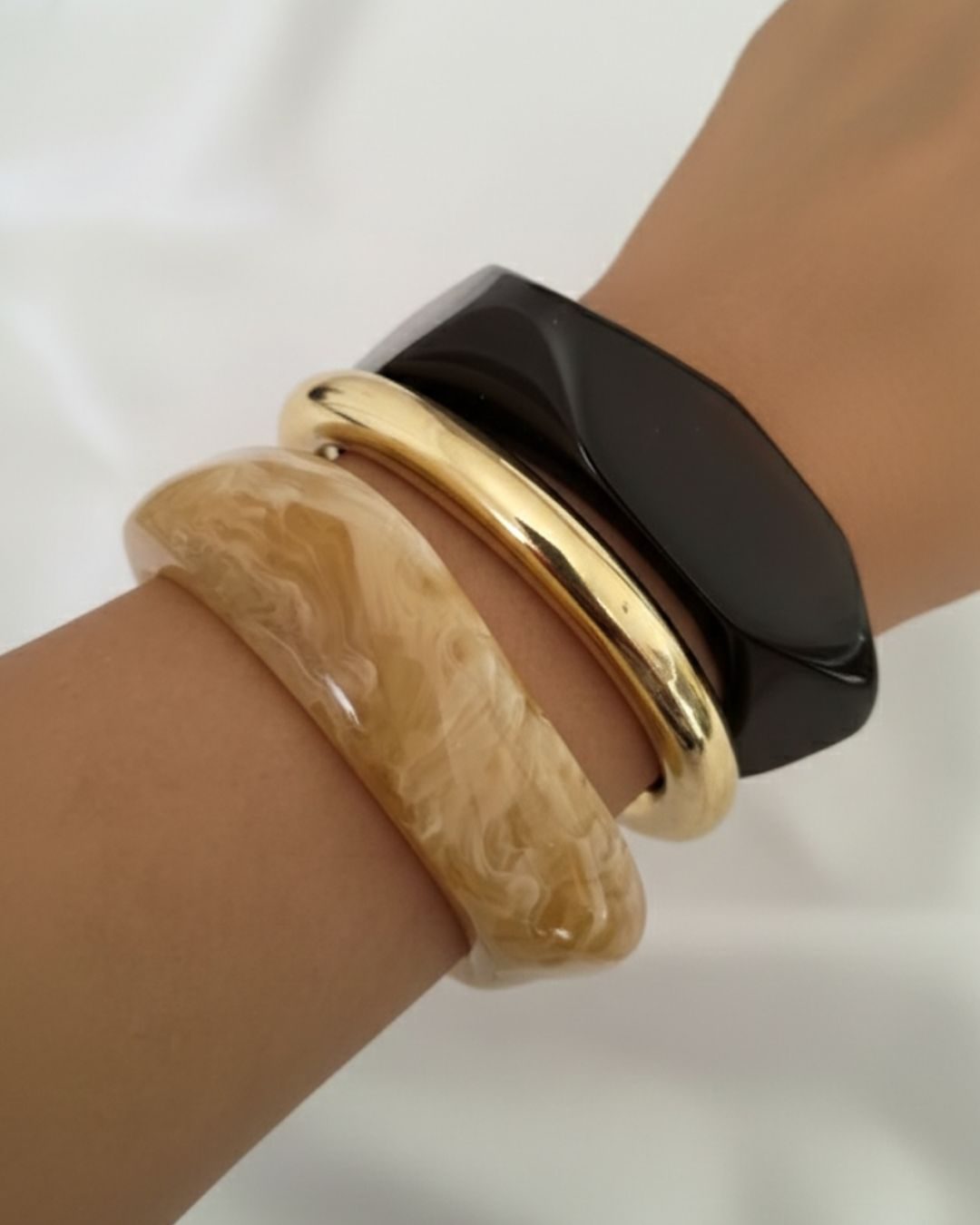 Honey Resin & Metallic Fusion Stack