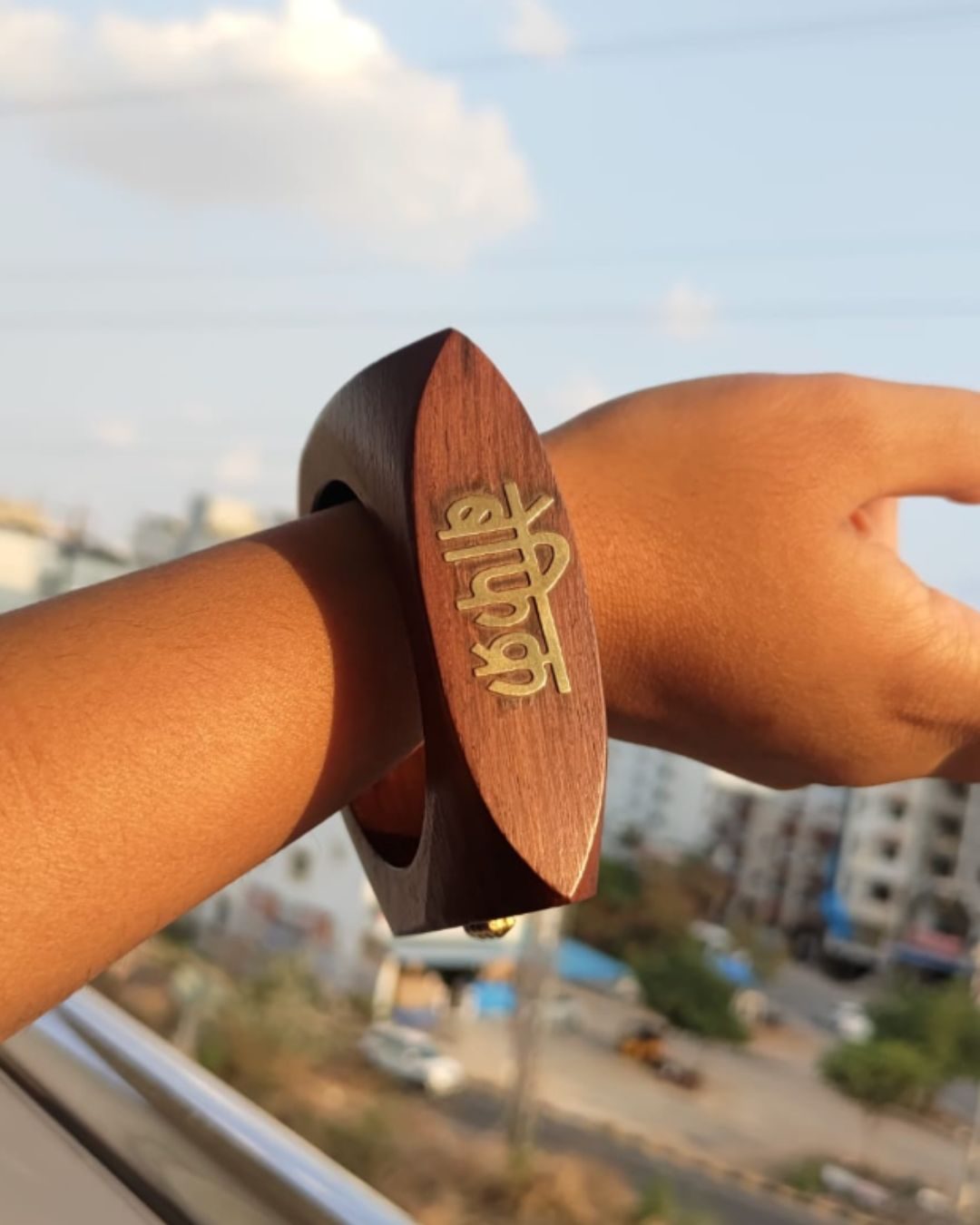 Befikra Wooden Bangle