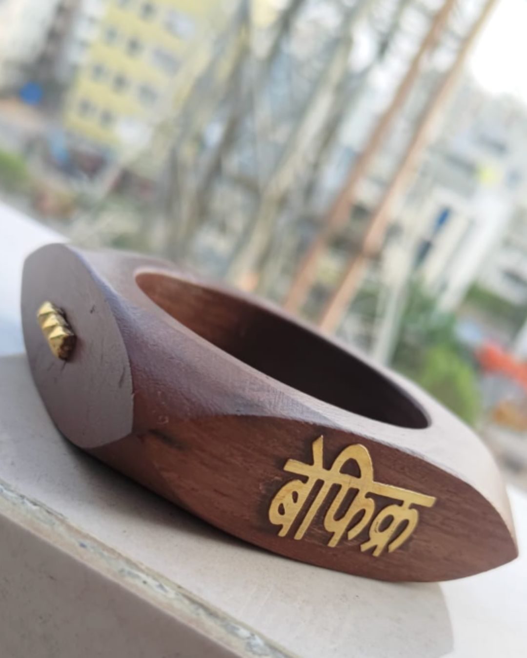 Befikra Wooden Bangle